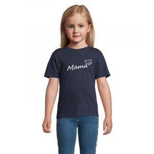 Mama mit Herz Kinder T-Shirt
