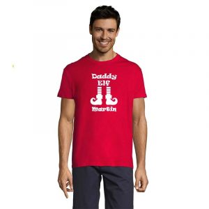 Daddy Elf mit Name T-Shirt