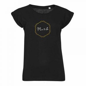 Mom To Be in Sechseck Damen T-Shirt