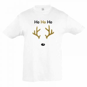 Ho Ho Ho Rentier Kinder T-Shirt