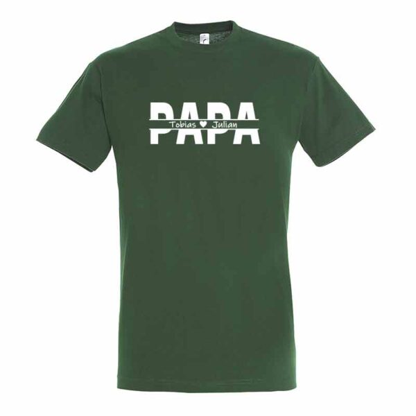 Papa und Kindernamen Herren T-Shirt