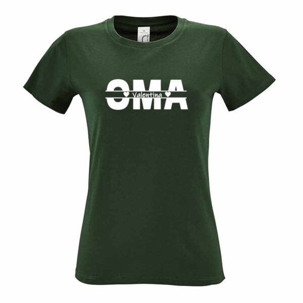 Oma und Kindernamen Damen T-Shirt