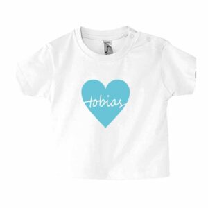 Name in Herz Kinder T-Shirt