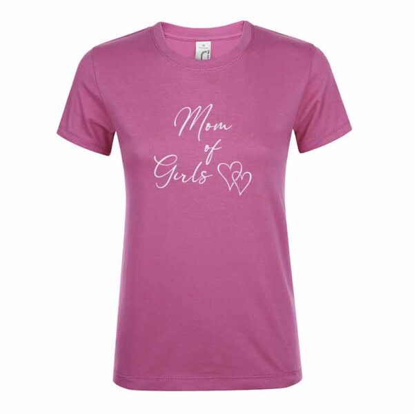 Mom of Girls Damen T-Shirt