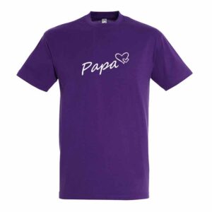 Papa mit Herz Herren T-Shirt