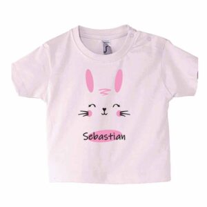 Häschen mit Name Kleinkind T-Shirt