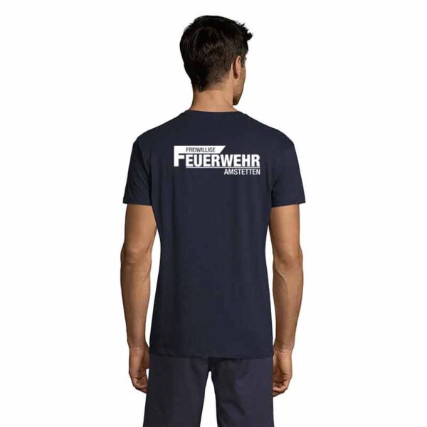 Freiwillige Feuerwehr mit Ortsnamen T-Shirt