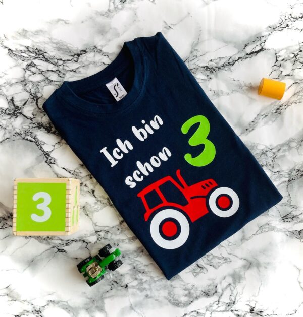 Traktor Geburtstag Kinder T-Shirt
