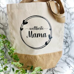 Weltbeste Mama/Oma Tasche