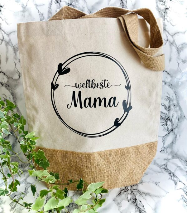 Weltbeste Mama/Oma Tasche