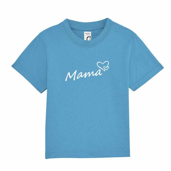 Mama mit Herz Kinder T-Shirt