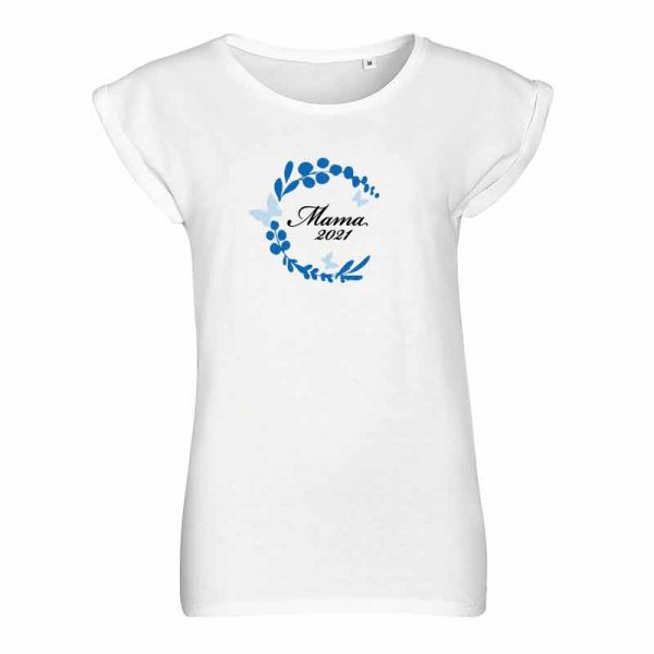 Mama 2021 mit Kranz T-Shirt