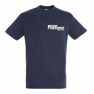 Freiwillige Feuerwehr mit Ortsnamen T-Shirt