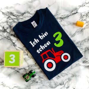 Traktor Geburtstag Kinder T-Shirt